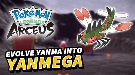 How to evolve YANMA into YANMEGA | Pokemon Legends Arceus - YouTube