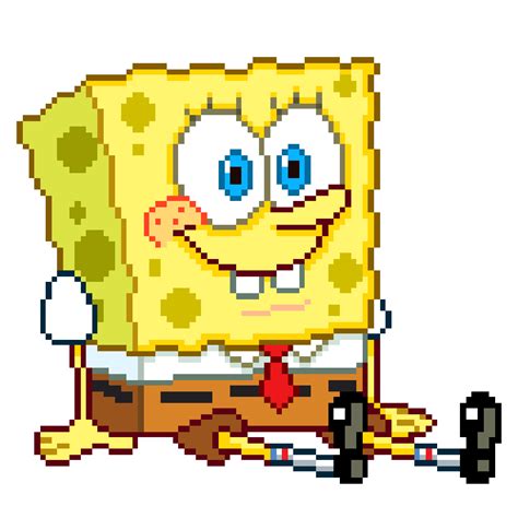 spongebob in 2024 | Spongebob, Pixel art, Spongebob gif