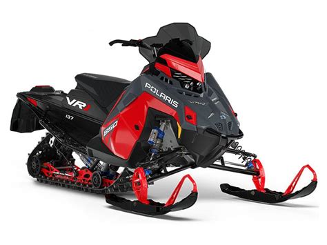 2024 Polaris 850 Indy VR1 137 SC ES Indy Red / Stealth Gray Snowmobiles Newport New York S24TDV8RS