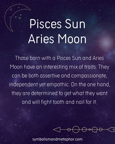 12 Pisces Sun Aries Moon Personality Traits