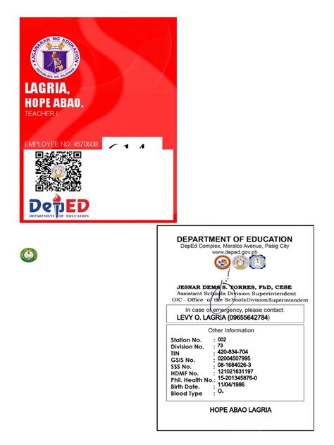 Deped Id Template | PDF