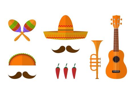 Mariachi Icon Vector Set 119846 Vector Art at Vecteezy