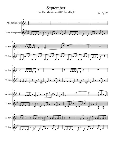 Free Printable Tenor Saxophone Sheet Music - Free Templates Printable