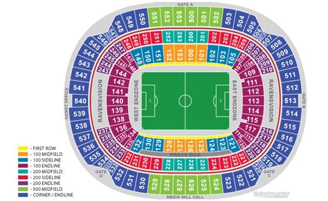 M&T Bank Stadium Seating Chart Concert / Cheap M&T Bank Stadium tickets ...