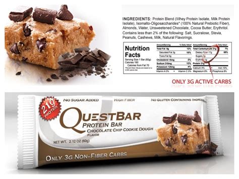 Quest Bar - Chocolate Chip Cookie Dough Review - Bodybuilding.com Forums