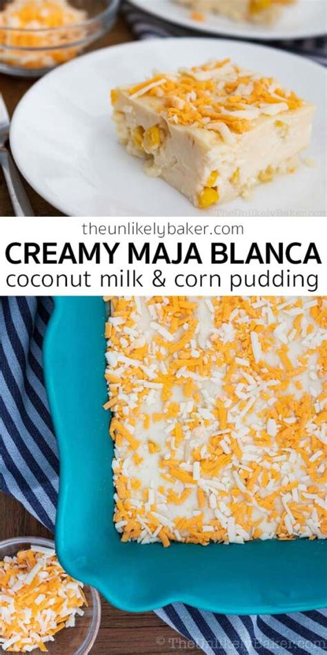 Maja Blanca Recipe - Easy No-Fail Recipe - The Unlikely Baker®