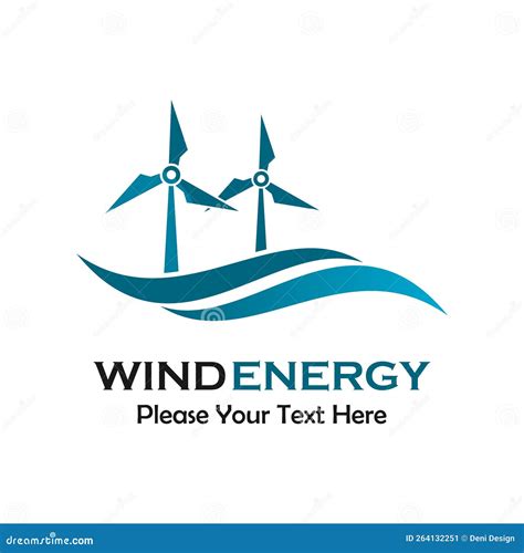 Wind energy logo stock vector. Illustration of advertising - 264132251