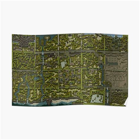 "Alundra Map" Poster for Sale by Javisaur | Redbubble