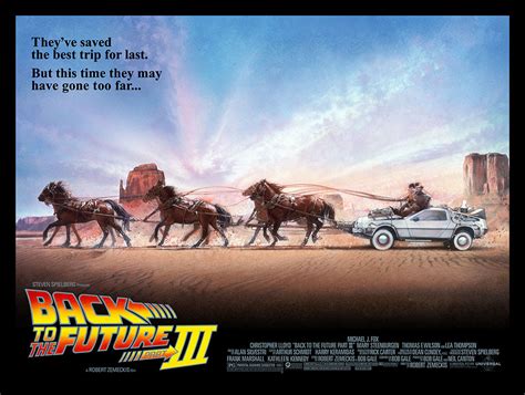 'Back To The Future Part III' Poster By Drew Struzan Available From Bottleneck Gallery