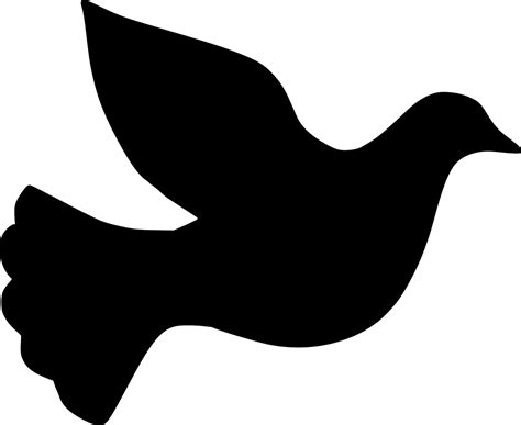 SVG > paloma pájaro Paloma paz - Imagen e icono gratis de SVG. | SVG Silh