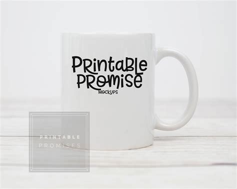 White Mug Mockup Coffee Mug Mockup Printful Mug Mock up Stock - Etsy