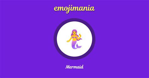 🧜‍♀️ Mermaid emoji Copy & Paste - Emojimania