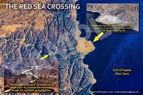 Exodus Map Crossing The Red Sea - New River Kayaking Map