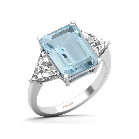 Buy Aquamarine Stone Rings for Men & Women at the Best Price