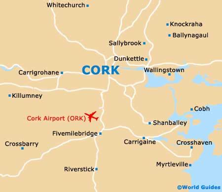 Map of Cork Airport (ORK): Orientation and Maps for ORK Cork Airport