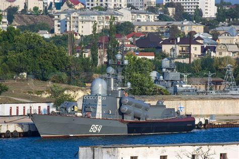 Russian "Tarantul"-class of missile corvette | Stock image | Colourbox