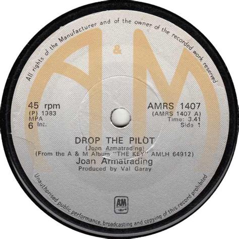 Joan Armatrading - Drop The Pilot (1983, Vinyl) | Discogs