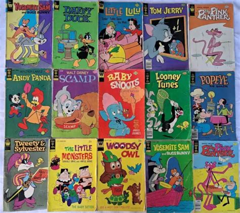 15 TV CARTOON Comics Early 1970s Daffy Duck Bugs Bunny Popeye Tweety & Sylvester $39.11 - PicClick