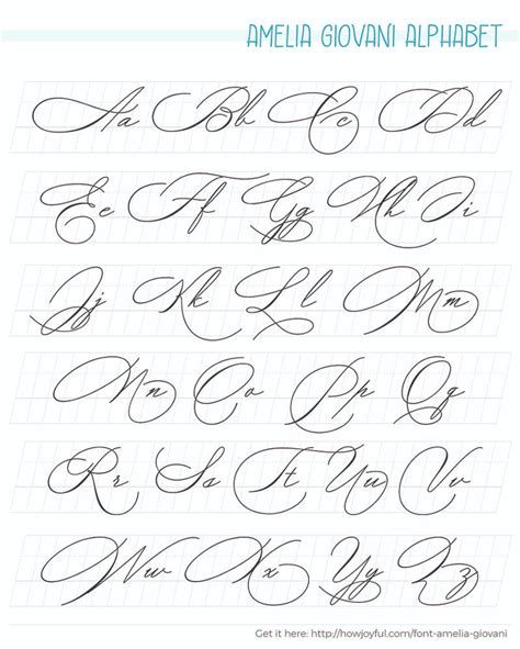 Calligraphy Styles Of Writing Alphabets - Another style of fancy ...