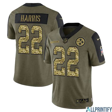 Najee Harris Pittsburgh Steelers 22 Olive Vapor Limited Player Jersey ...