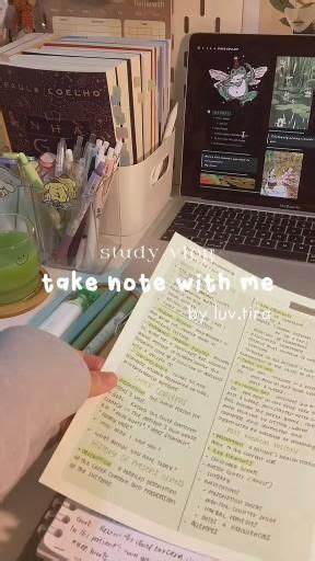 Green Aesthetic note-taking vlog| study w tira [Video] | School study tips, Study flashcards ...