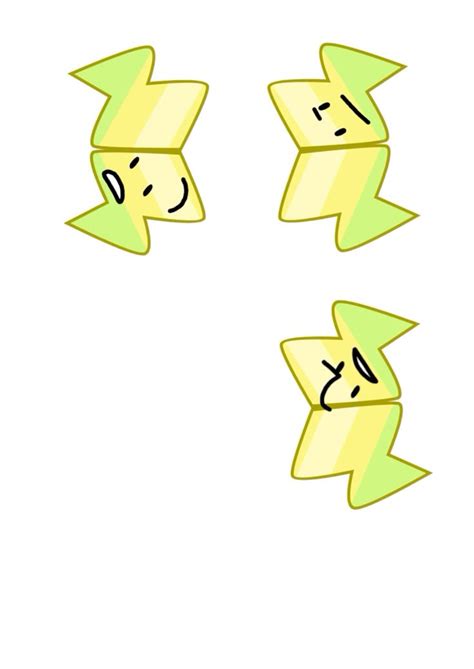 Lightning Template/ Papercraft! BFDI - TPOT in 2024 | Paper doll ...