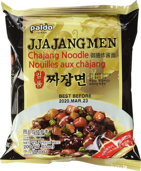 Paldo Chajang Noodle 4-Pack (4x200g) (JJAJANG Men) : Amazon.ca: Grocery & Gourmet Food