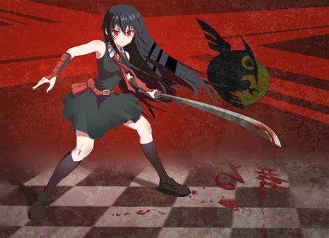 anime, Anime Girls, Akame Ga Kill!, Akame, Sword, Blood Wallpapers HD ...