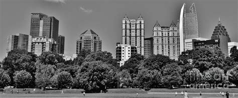 Midtown Atlanta from Piedmont Park Photograph by Robert Ulmer