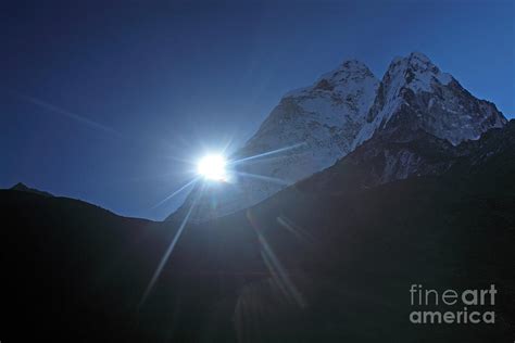 Nepal Himalayan Sunrise Photograph by Jim Beckwith - Pixels