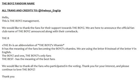 The Official The Boyz Fandom Name Has Been Announced :D : r/the_boyz