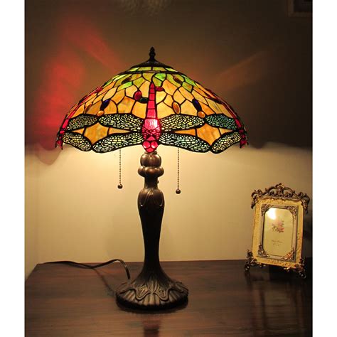 Chloe Lighting Tiffany Style Dragonfly Design 3-light Table Lamp - Walmart.com - Walmart.com