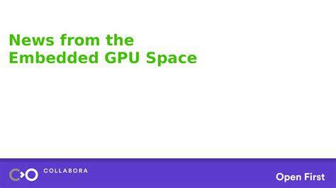 memcpy.io | Status of the Embedded GPU Space @ ELC NA
