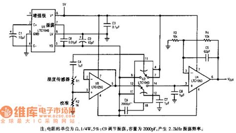 Humidity Sensor Interface Circuit - Protection_Circuit - Control_Circuit - Circuit Diagram ...