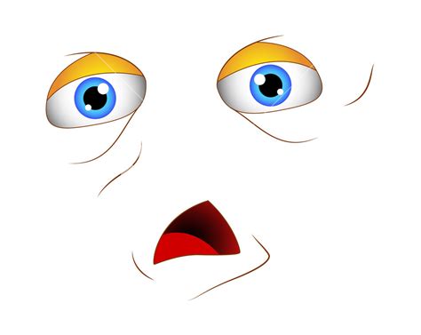 Tired Cartoon Face Expression Royalty-Free Stock Image - Storyblocks