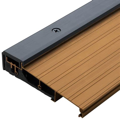 Masonite 36 in. x 80 in. Exterior Door Threshold Weatherstrip Jamb Kit for Satin Bronze Sill ...