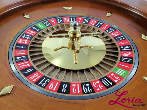 18'' Wood Precision Roulette Wheel with Rake @ Loria Awards