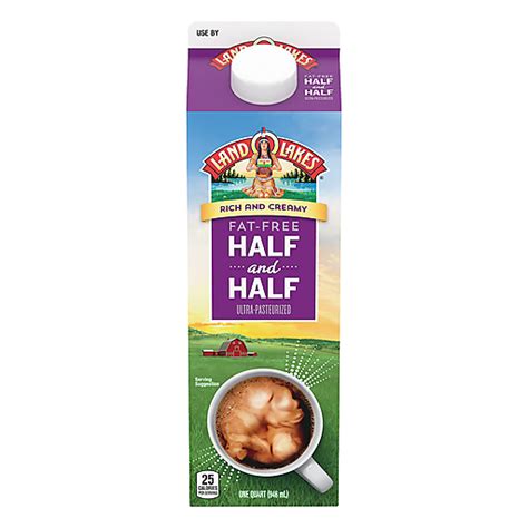 Land O Lakes Fat-Free Half and Half 1 qt | Half & Half | Reasor's