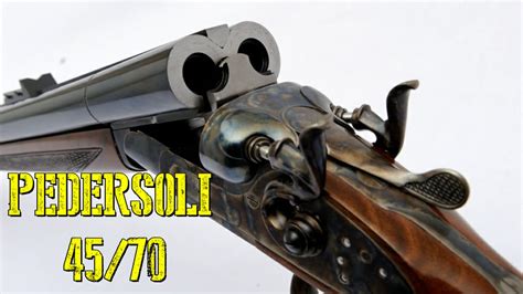 PEDERSOLI 45-70 Double Barrel Rifle - YouTube