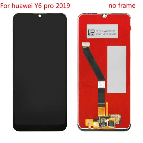 For HUAWEI Y6 2019 LCD Display Touch Screen Digitizer Replacement For Huawei Y6 Pro 2019 MRD-LX2 ...