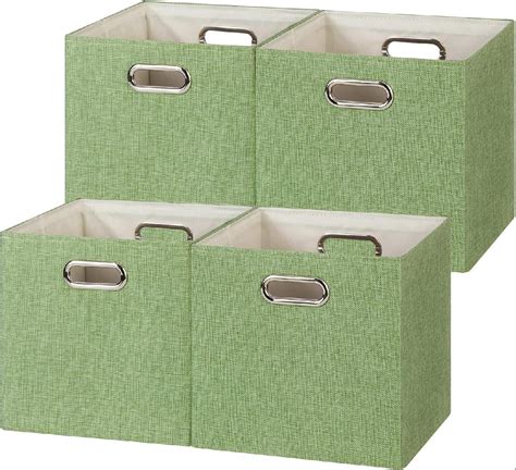 11x11 Cube Storage Bins, Cloth Storage Bins for Organizing, Linen Closet Organizers and Storage ...