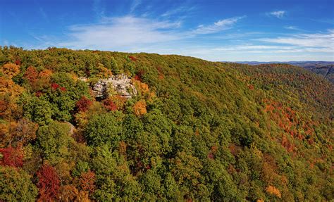 Panorama of Coopers Rock state park overlook Photograph by Steven Heap | Fine Art America