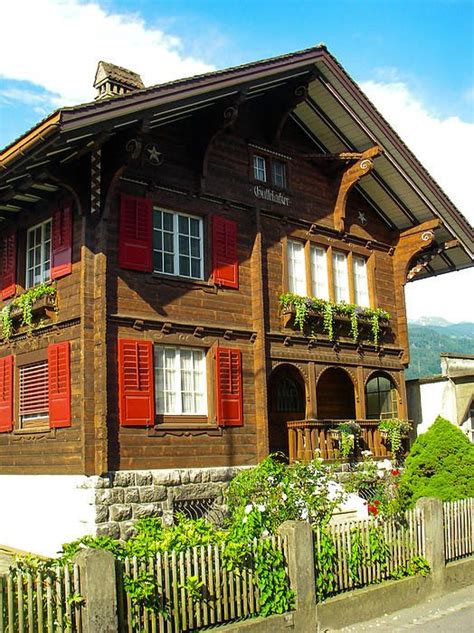 Europe Wall Art | Fine Art America | Swiss chalet, Swiss house, Chalet exterior