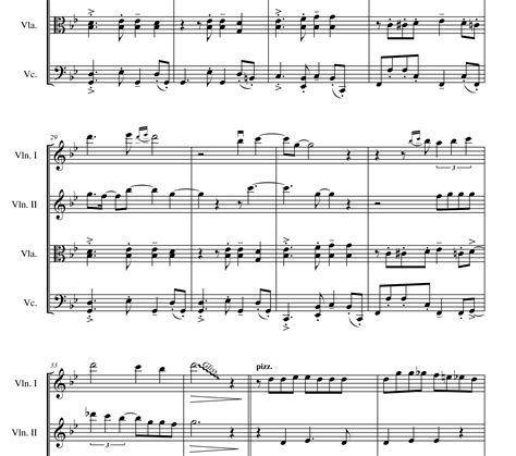 Tango de Roxanne Sheet music - Moulin Rouge - for String Quartet