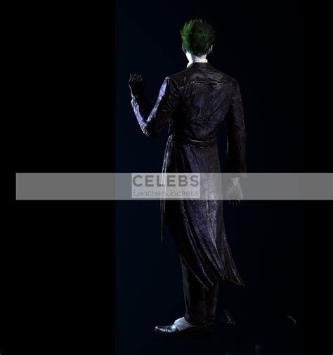 Batman Arkham Origins Joker Cosplay Leather Coat | CLJ