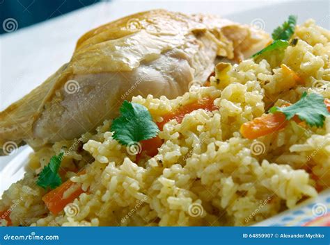 Kapsa Chicken Rice Recipe Stock Image | CartoonDealer.com #68262187