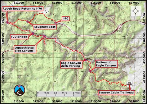 Hiking Eagle Canyon Arch - Central Swell - Road Trip Ryan