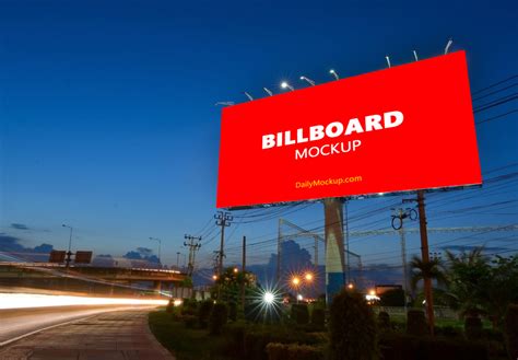 Billboard Mockup Free PSD 2023 - Daily Mockup