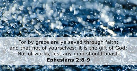 Ephesians 2:8-9 - Bible verse (KJV) - DailyVerses.net