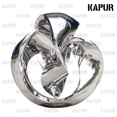 Möbius Ring Art Sculpture Shaped Ball Sculpture - Sculpture-Art